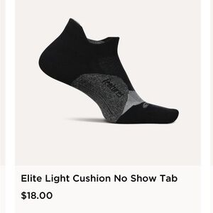 Feetures athletic socks, NWT, size L